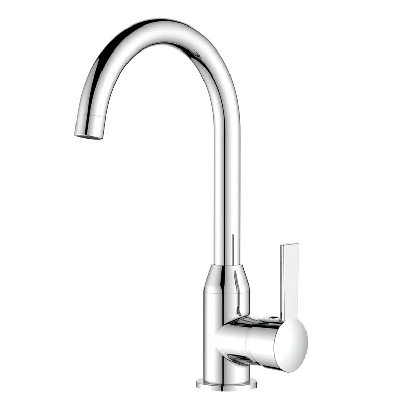 Express Levering Rubinetto cucina monocomando canna alta Amsterdam cromo