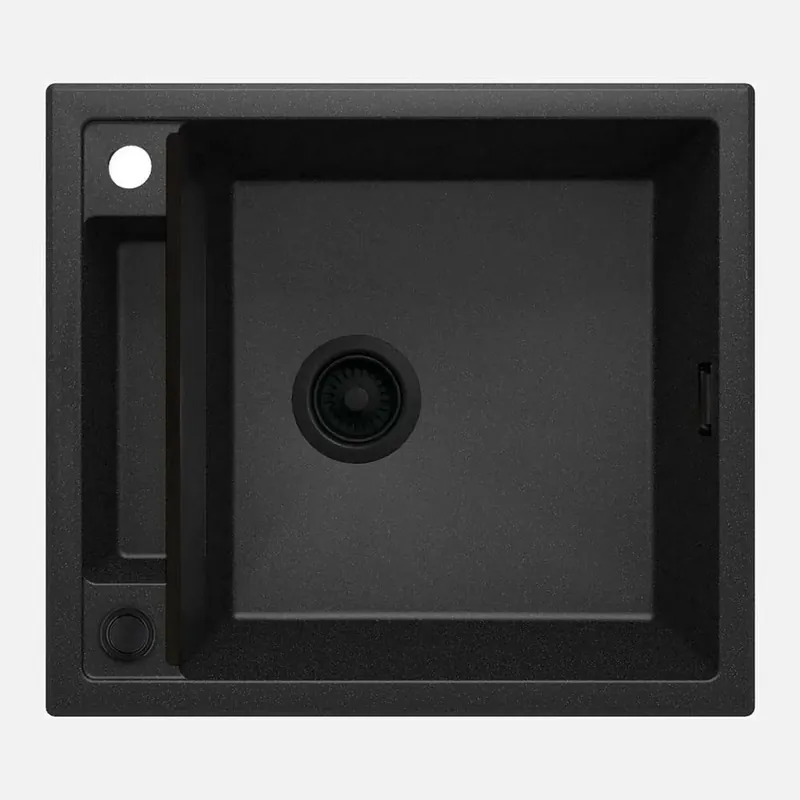 Bestel Nu Lavello 1 vasca magnetico Idrostile Guayos 500x219 mm grafite metallizzata