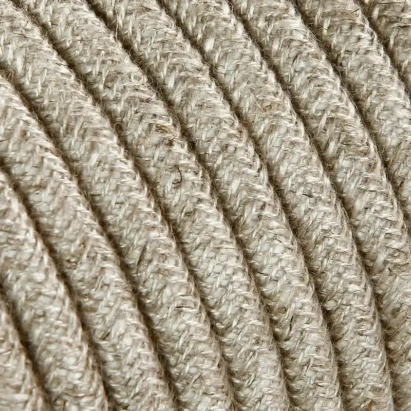 3 m cavo tessile rotondo 2 x 0,75 mm² beige Koop Online