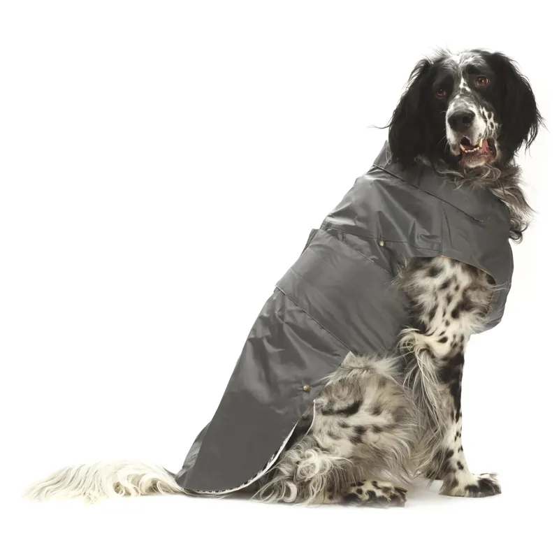 Aanbieding Cappotto impermeabile cani Montreal dorso 30 cm grigio