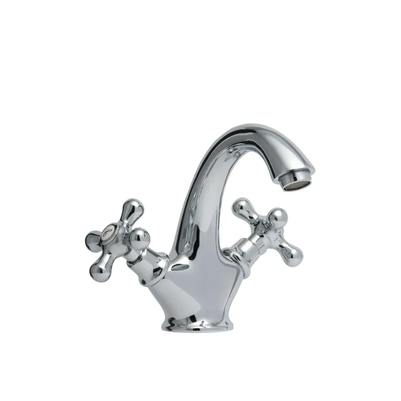Rubinetto a due manopole per lavabo monoforo Fabrieksprijs