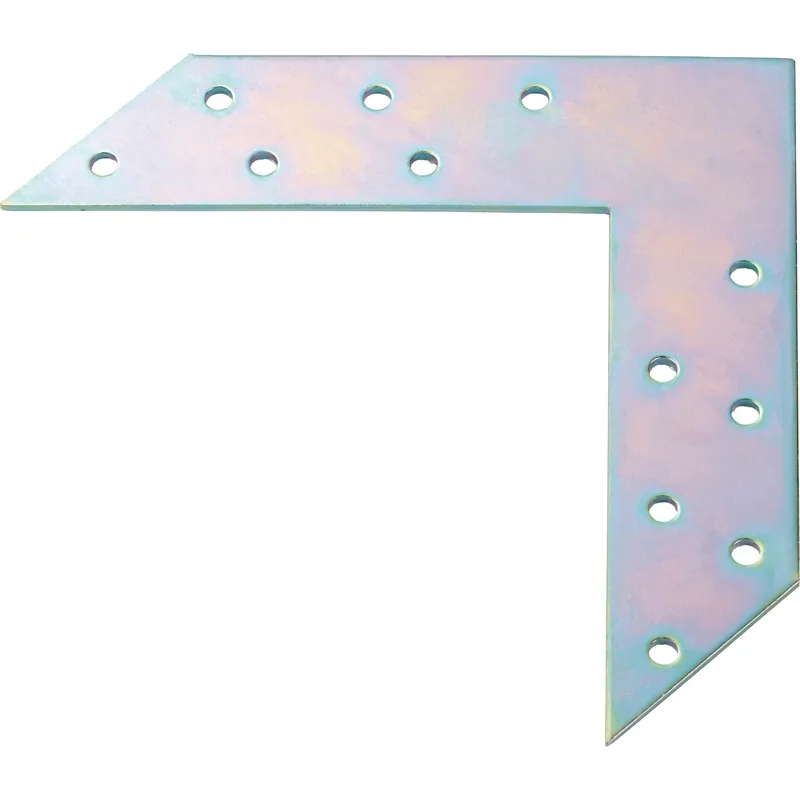 Aanbieding Staffa angolare acciaio zincato 150x150x35 mm acciaio argentato