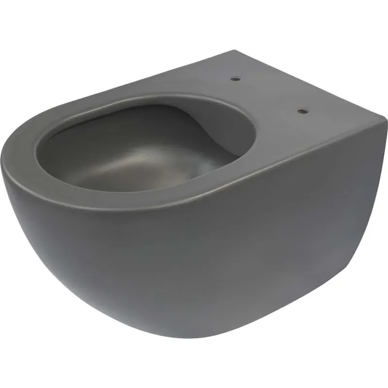 WC sospeso a parete Artemides 36x35,5 cm Antracite Bestseller