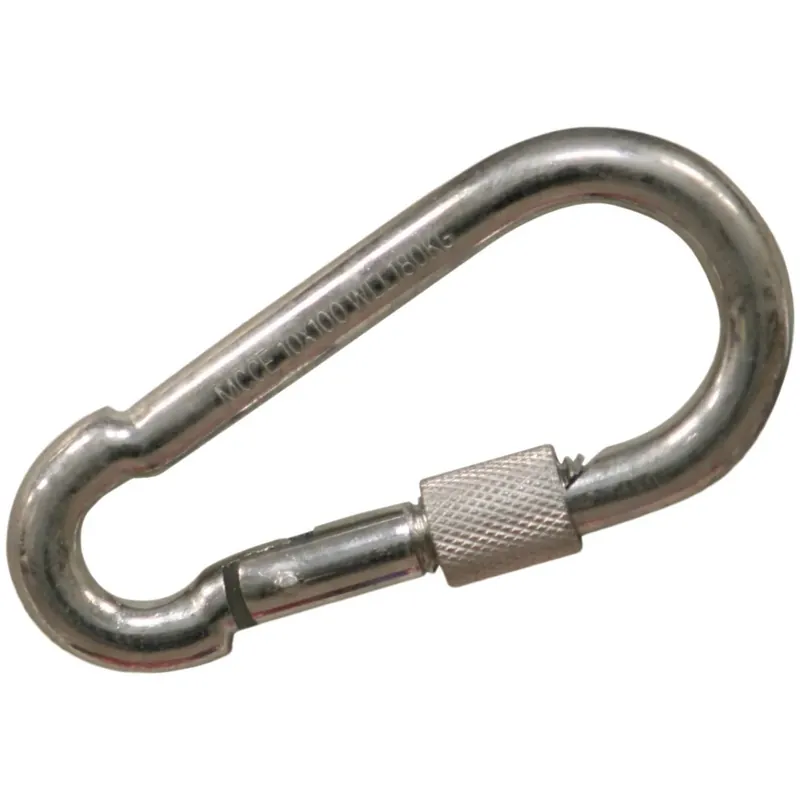 Actieprijs Moschettone pompiere con ghiera Ø 8 mm
