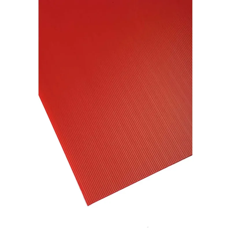 Uitverkoop Lastra in polipropilene alveolare Plastonda 100x200 cm sp 2,5 mm rosso