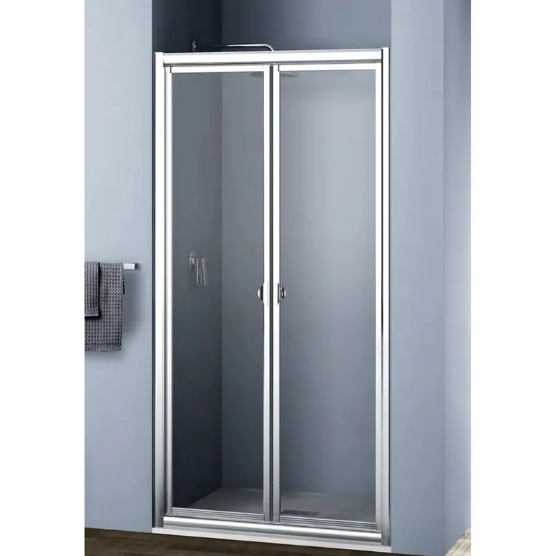 Voordeelprijs Porta saloon doccia 2 ante Platz 90 cm H 190 bianco e sintetico