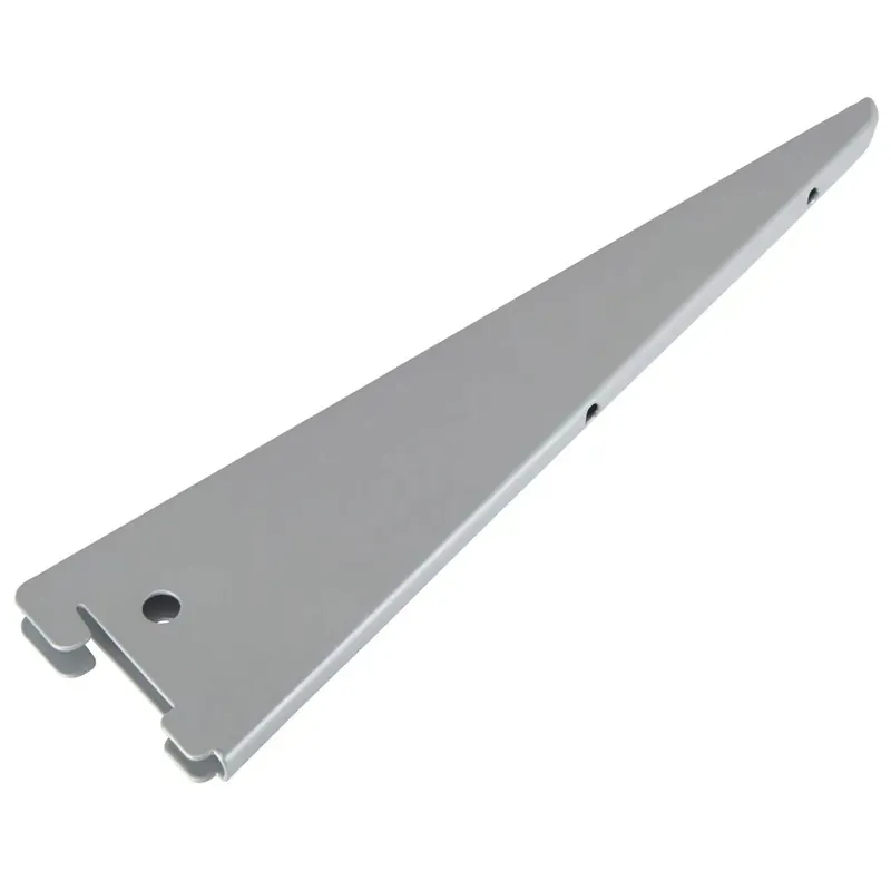 Supporto doppio a U in acciaio 27 cm 50 kg argento Shop Nu