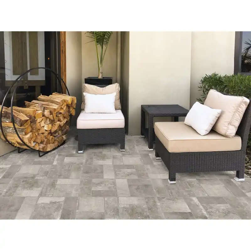 Uitverkoop Piastrella in gres porcellanato Ostuni pietra petrolio 30,2x60,4 cm 1,65 m²