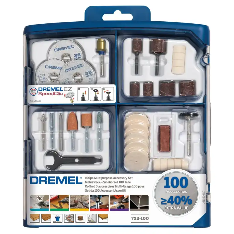 Accessori utensili multiuso Dremel 100 pz 723 Lage Prijs