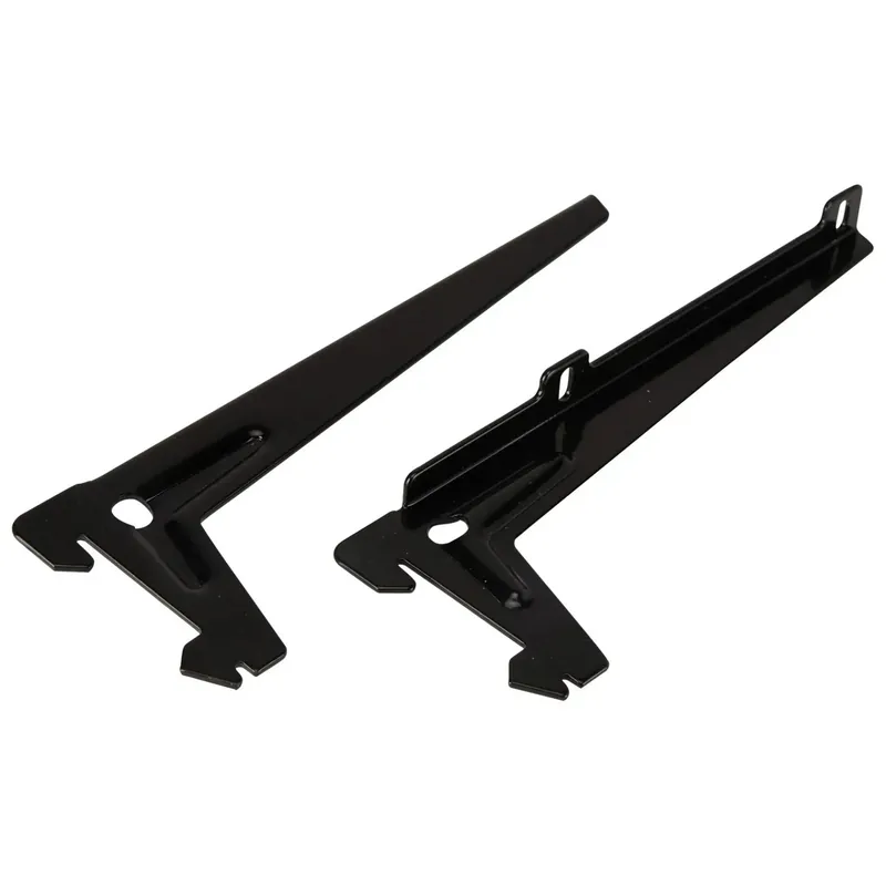 Supporto angolare con foro unico nero 18 cm 1 paio Lage Prijs
