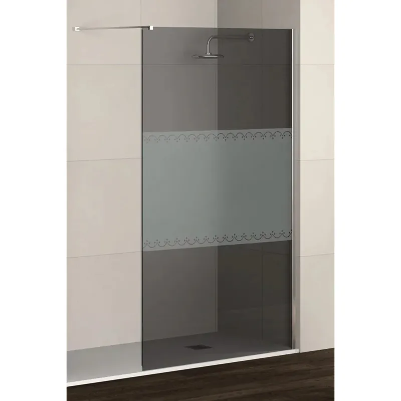 Doccia Walk in Kalt 180 cm argento/trasparente Uitverkoop