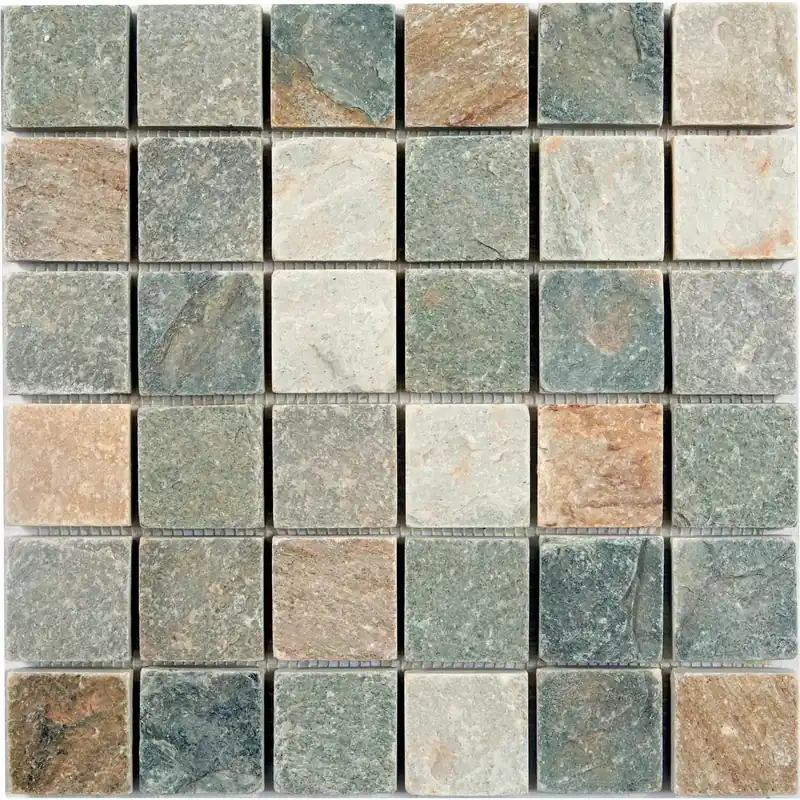 Mosaico Ocra cm 305x305 in pietra naturale Veilige Betaling
