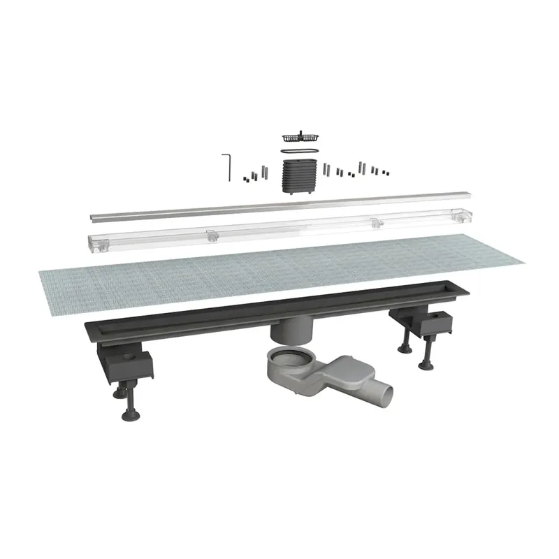 Nieuw Canalina doccia per scarico pavimento L 400 mm