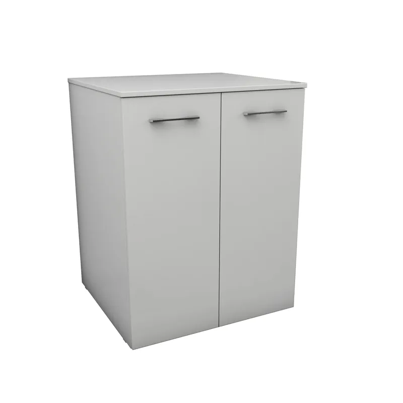 Gereduceerde Prijs Mobile bagno a terra coprilavatrice con 2 ante 70x63x89 cm effetto bianco