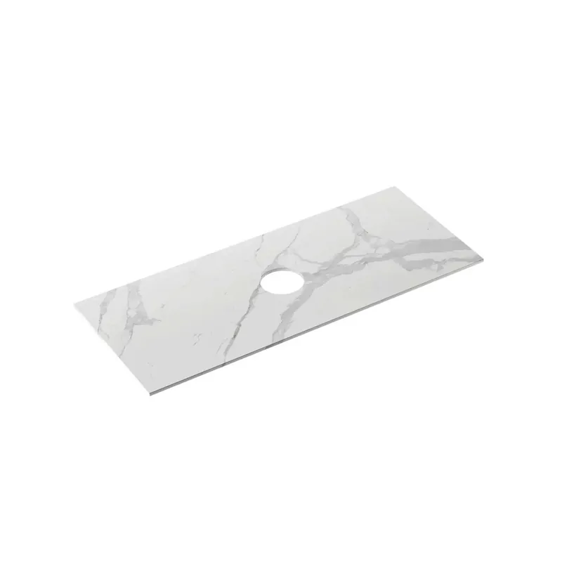 Aanbieding Top bagno HPL Caren con foro per lavabo sp 1 cm 135,5x46,5 cm