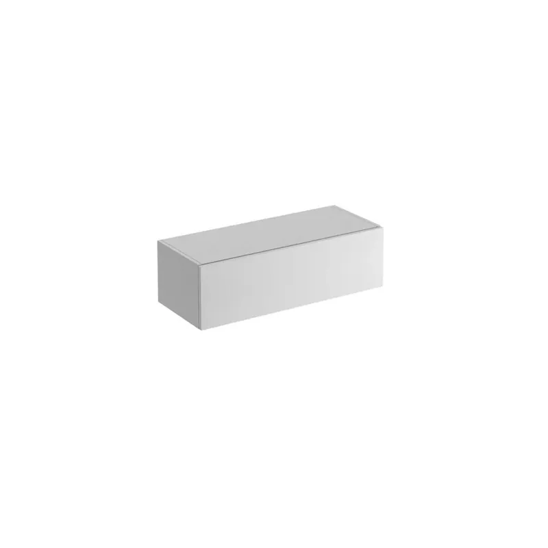 Mobile bagno base sospesa Caren 1 cassetto 35x85x45,8 cm acero Must-Have