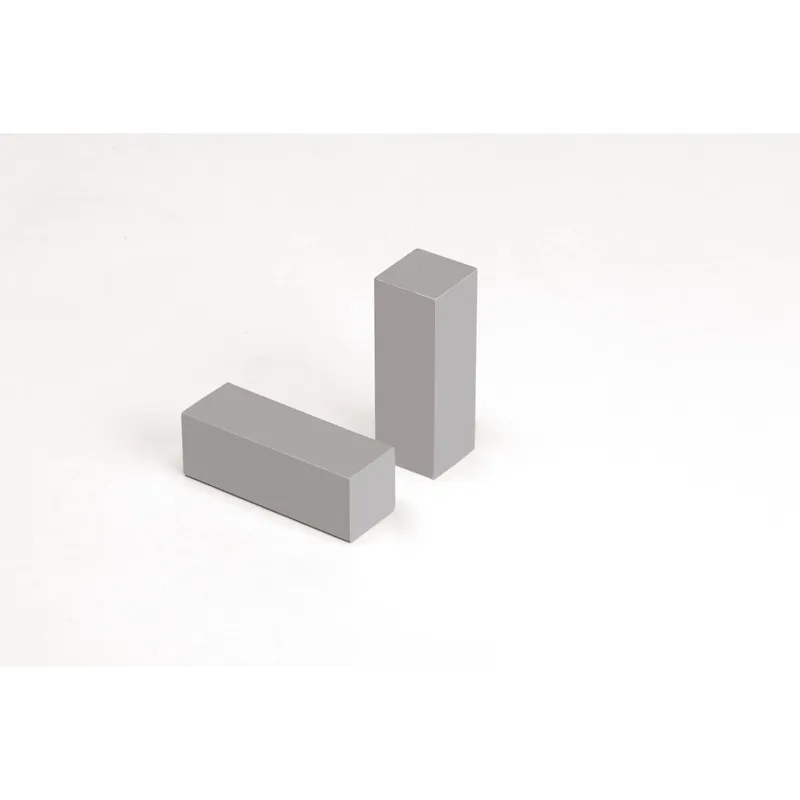 Blister per posa ad angolo battiscopa mdf rettangolare grigio tortora Gratis Retour