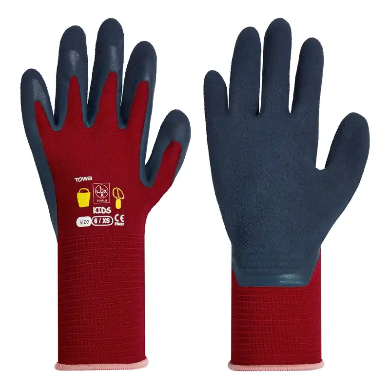Seizoensaanbieding Guanti da lavoro da bambino LUX-TOOLS rosso tg 6