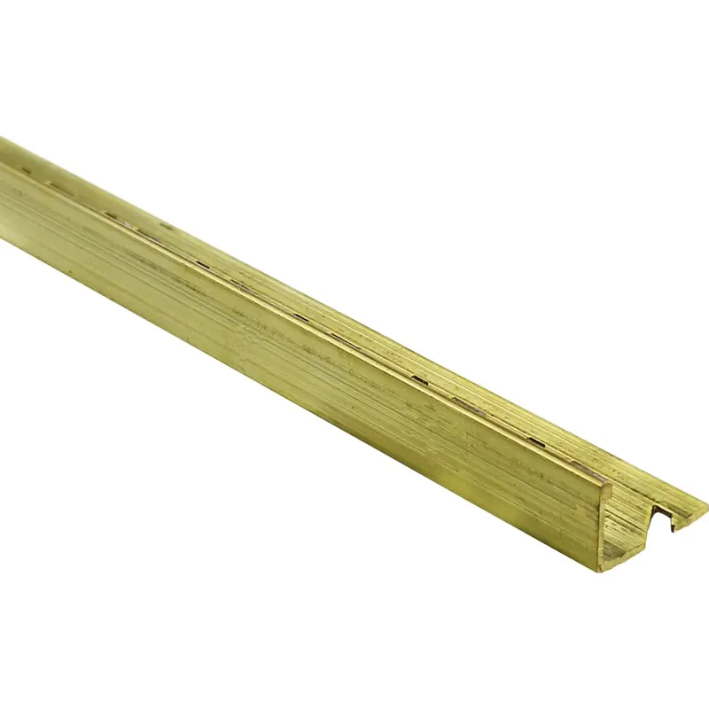 Profilo angolare ottone naturale 8 mm x 1 mm Nu Kopen