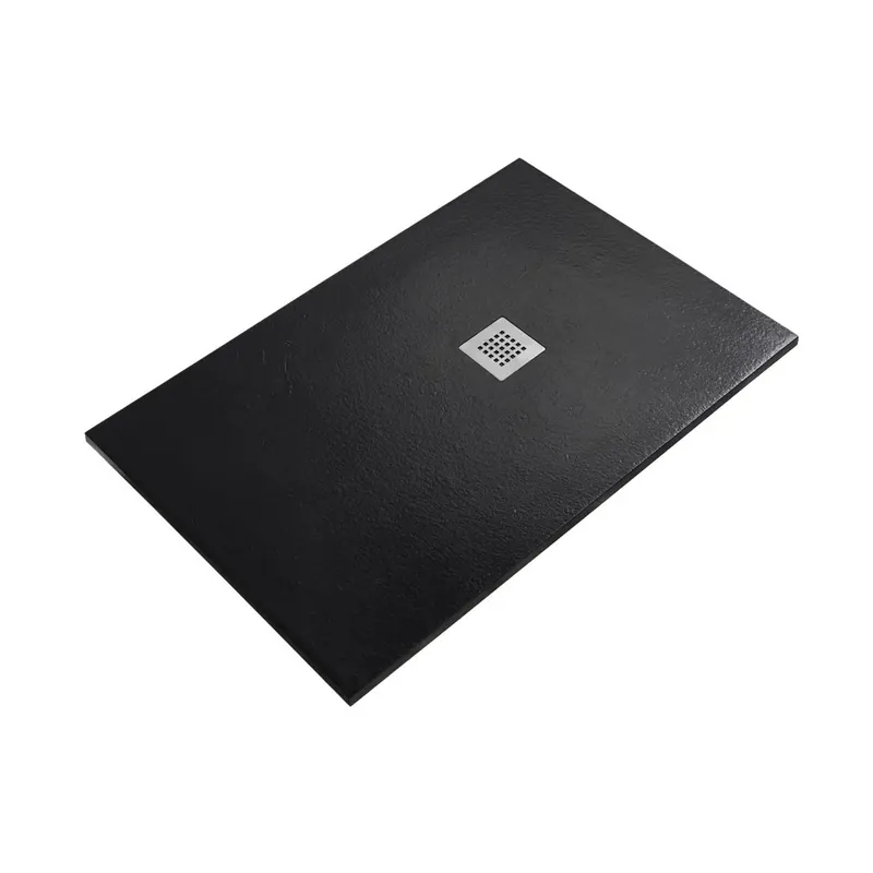 Piatto doccia Newstone 190x80 cm nero Betrouwbaar
