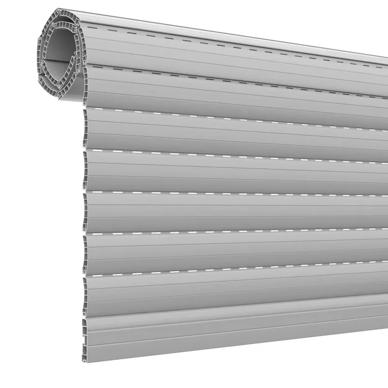 Tapparella avvolgibile in PVC Grigio 123x27,5 cm Op = Op