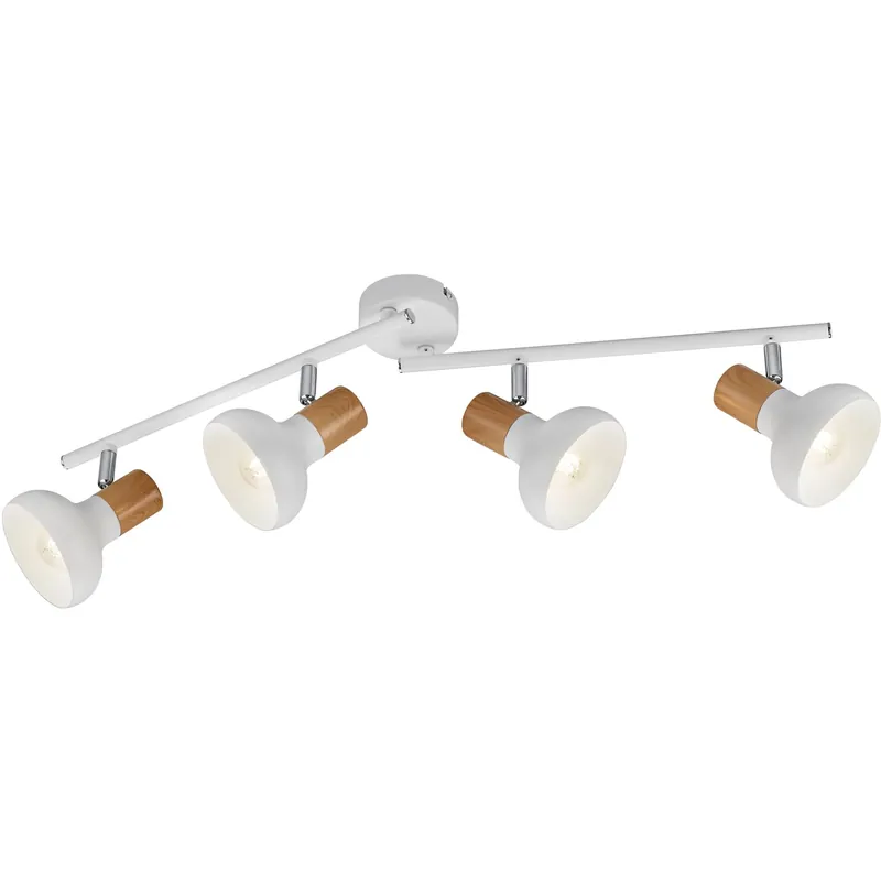 Faretti Reality Latika bianco opaco 4 pz Laatste Versie