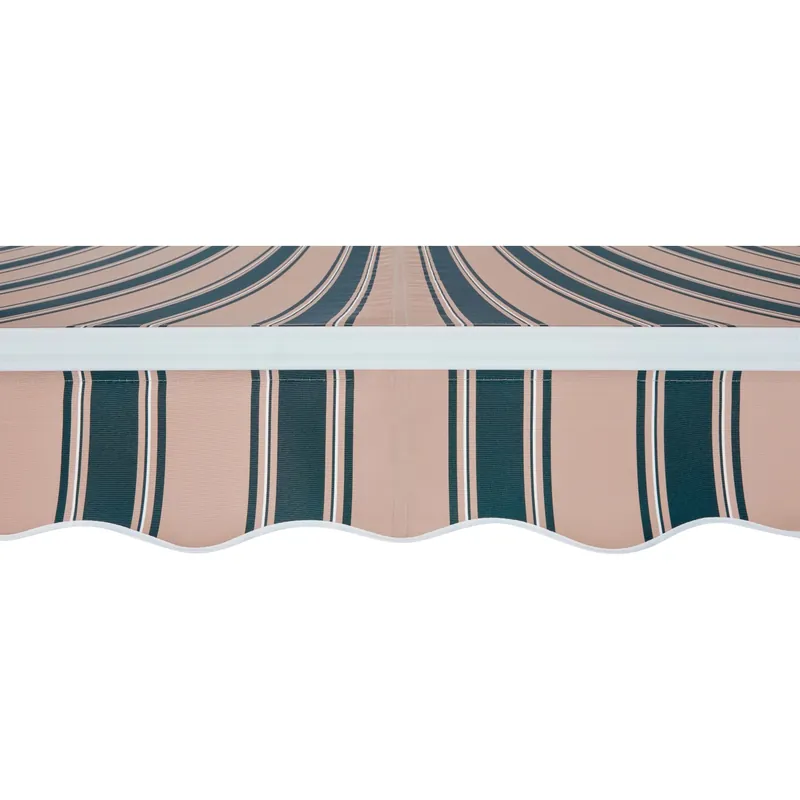 Hete Deal Tenda da sole a bracci articolati 395x250 cm beige/verde