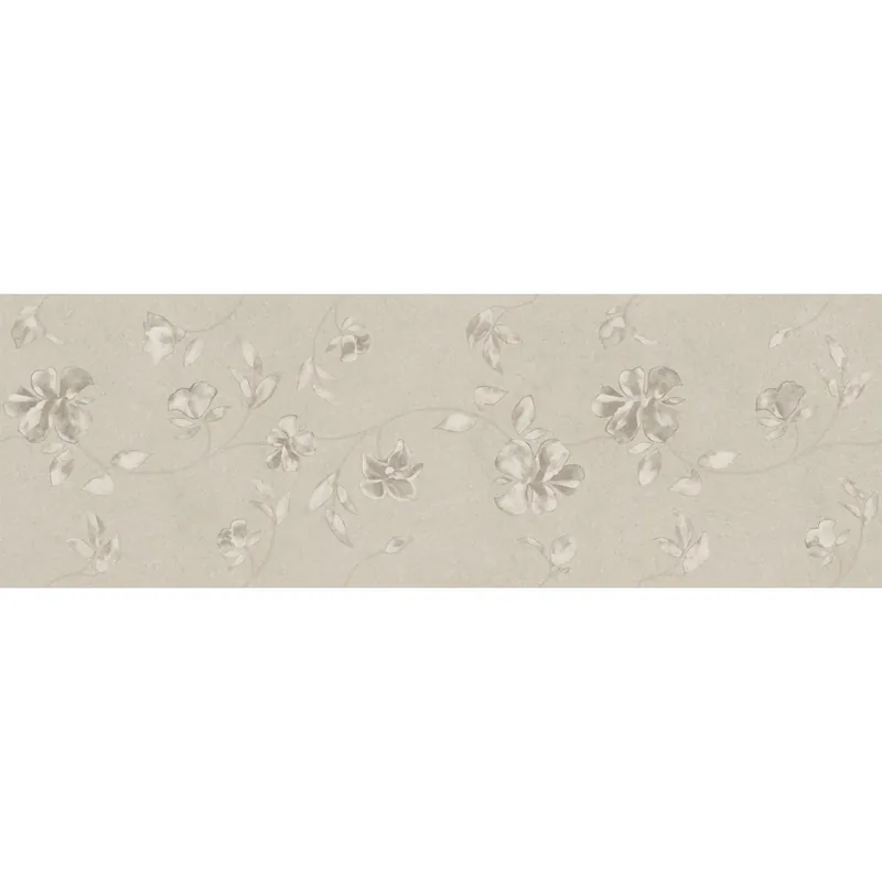 Rechtstreeks Van De Fabrikant Rivestimento in bicottura rettificata Artistic Stone fiori beige 25x75 cm 1,5 m²