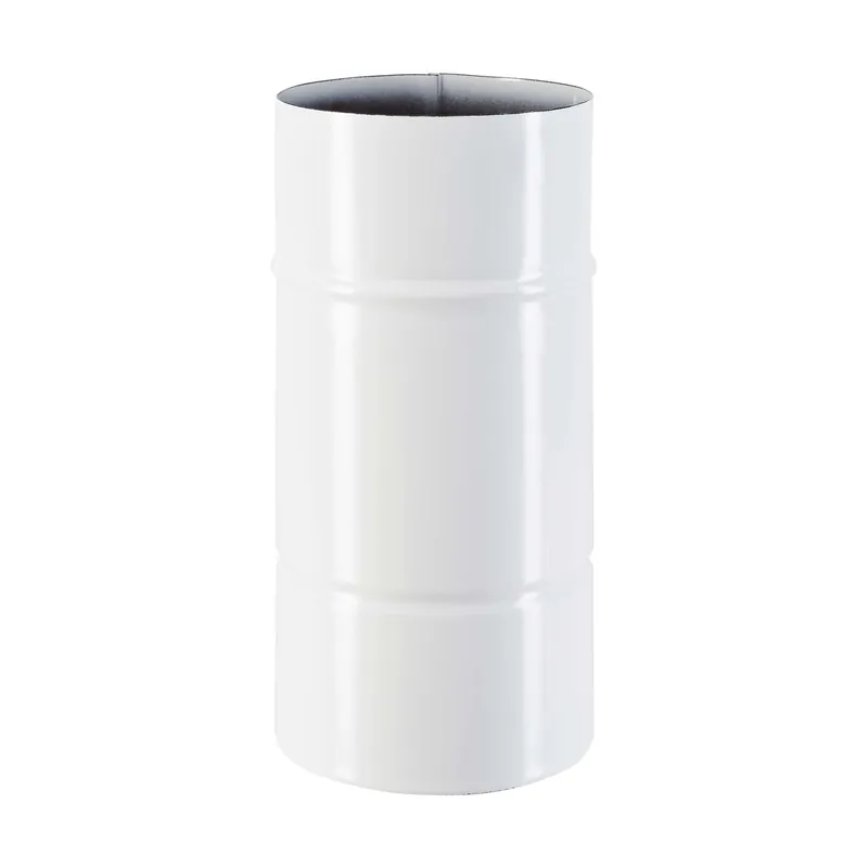 Veilige Betaling Tubo smaltato lineare porcellanato bianco L 25 cm Ø 13 cm