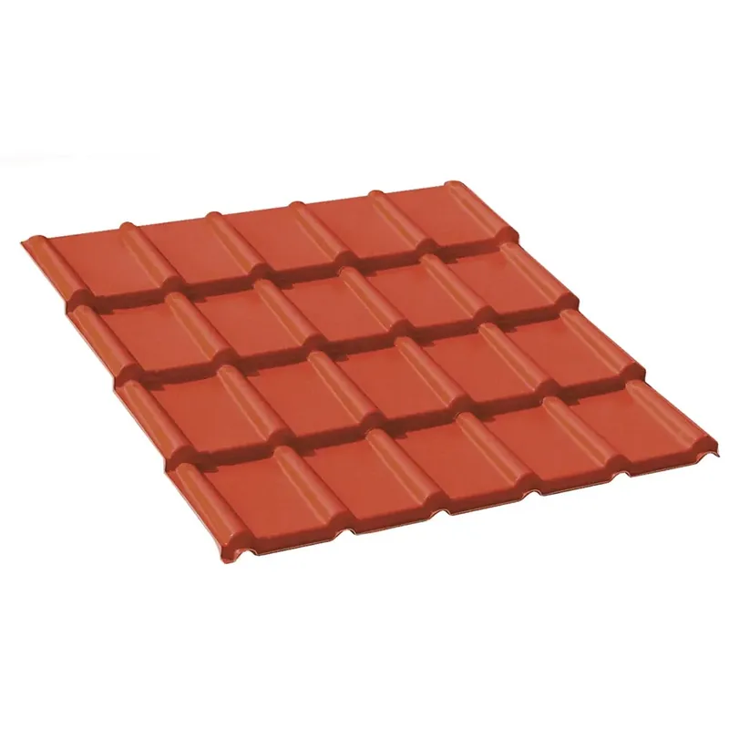 Lastra termoplastica per tegola 107x100 cm terracotta Direct Verzonden