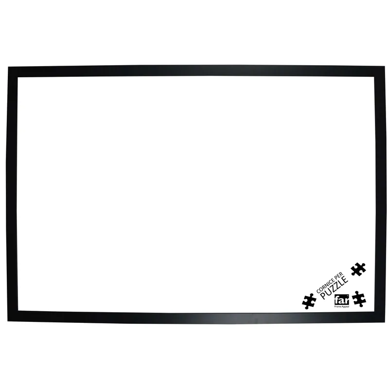 Weekendaanbieding Cornice per puzzle in crilex Matisse 80x121 cm nero opaco
