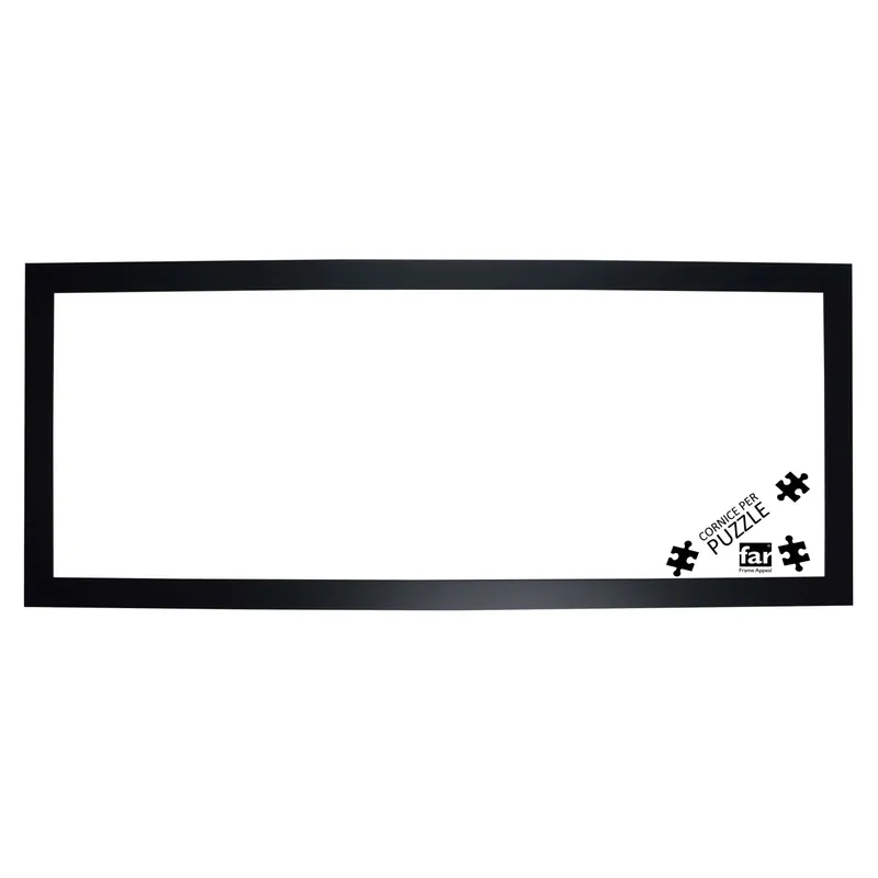 Flitsaanbieding Cornice per puzzle in crilex Matisse 37x98 cm nero opaco