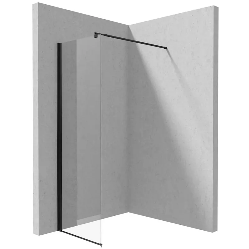 Lage Kosten Parete doccia walk-in Idrostile 500x2000 mm nero