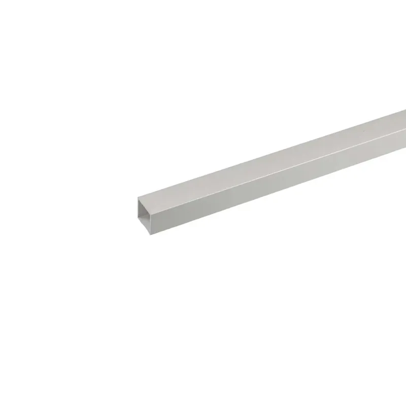 Profilo tubo quadro 1 m 25x25 mm alluminio anodizzato argento Betrouwbaar
