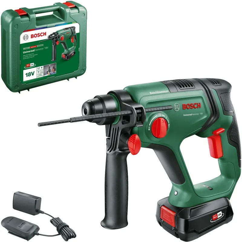 Gecertificeerd Martello perforatore a batteria Bosch Universal Hammer 18 V