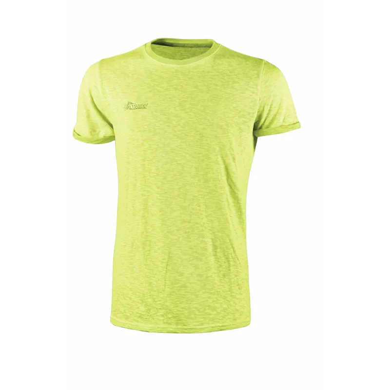 T-shirt da lavoro slim fit giallo tg. M Nu Kopen