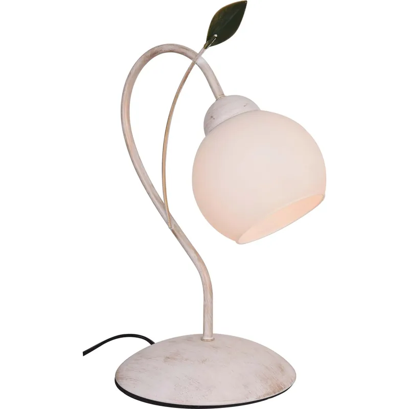 Betrouwbaar Lampada da appoggio in metallo Cecile E14 40 W avorio
