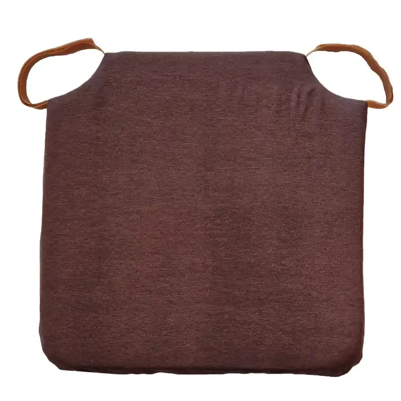 Coprisedia sfoderabile con velcro 40x39 cm marrone Koop Online