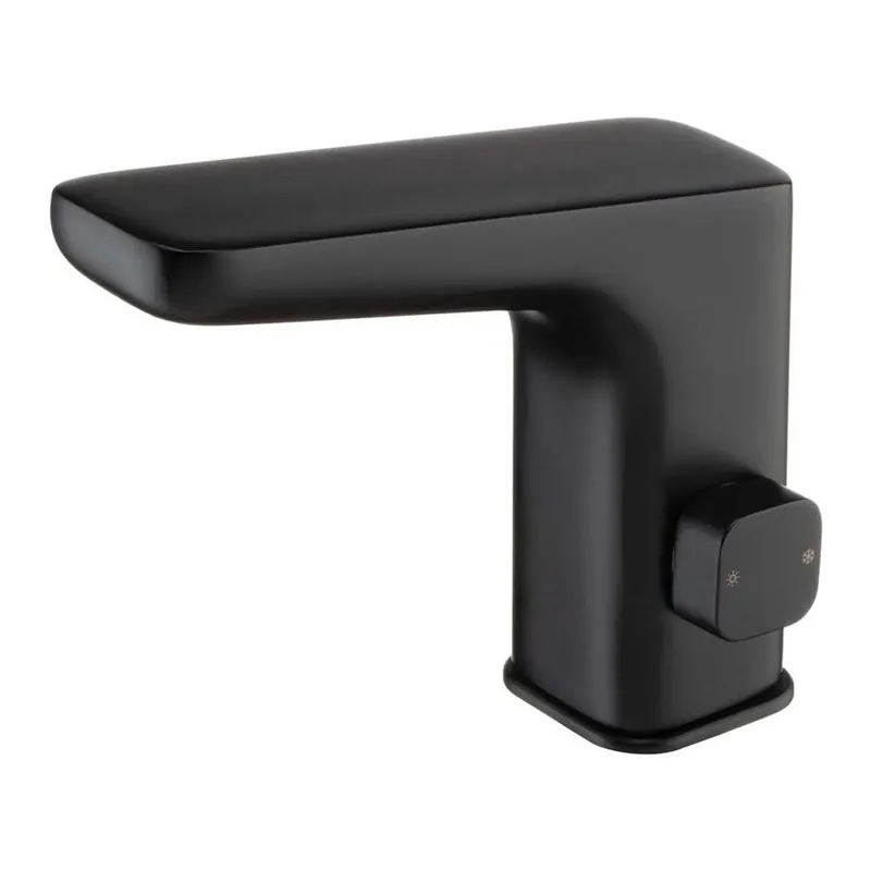 Miscelatore lavabo Bolondrón senza contatto controllo temp. 230/6V nero Voordeelprijs