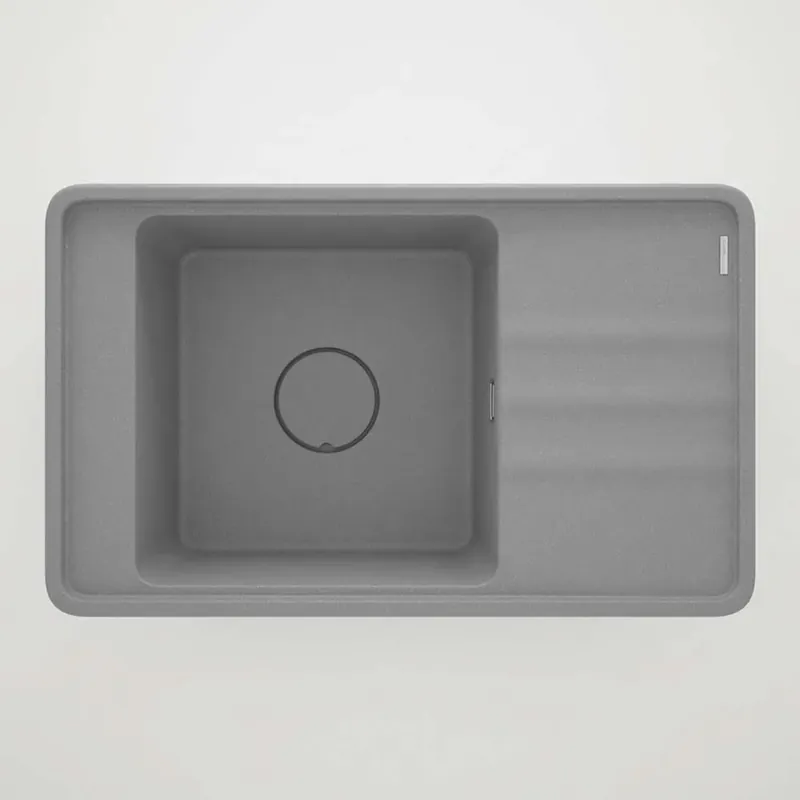 Lavello 1 vasca con gocciolatoio Idrostile Varadero 500x229 mm grigio met Speciale Aanbieding