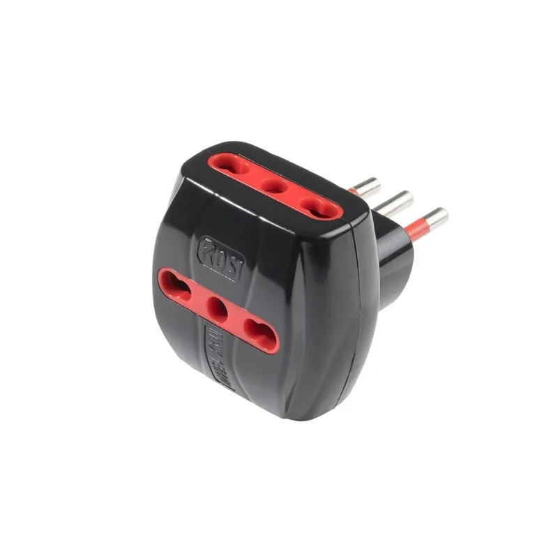 Beste Prijs Adattatore triplo da 10A con prese 10/16A nero