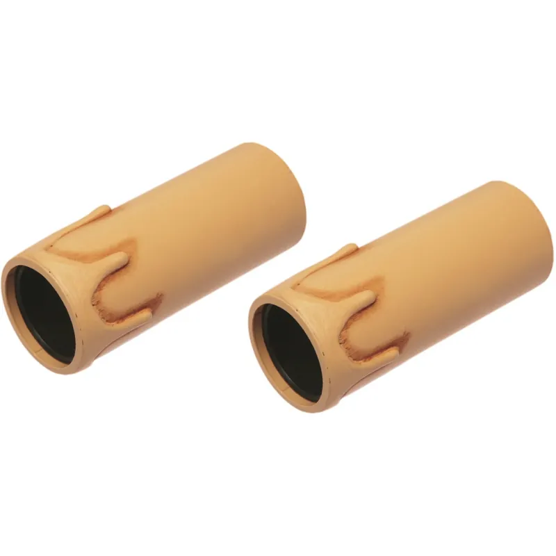Flitsaanbieding 2 portalampada E14 a candela 250 V~ con staffa metallica avorio antico