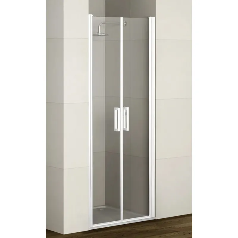 Direct Beschikbaar Porta saloon doccia Real 88/91 cm bianco decoro 4