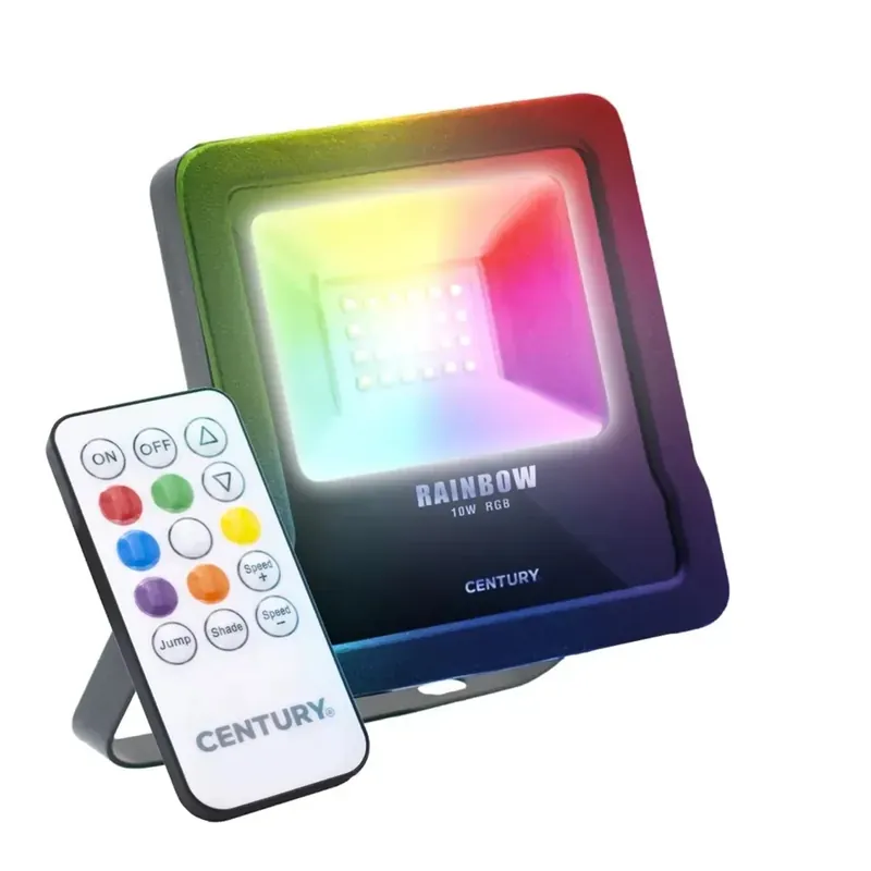 Proiettore LED Rainbow 10W Nero RGB dimmerabile Exclusieve Aanbieding