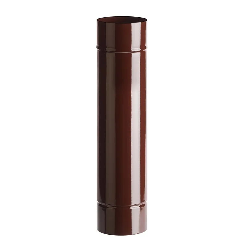 Laatste Versie Tubo smaltato lineare porcellanato marrone L 50 cm Ø 12 cm