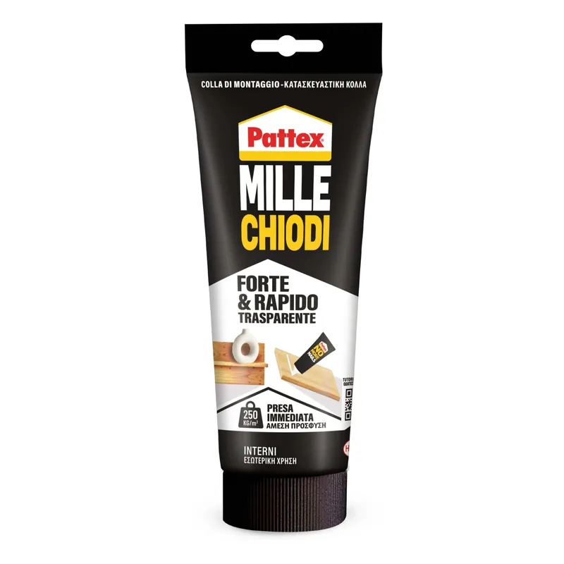 Snelle Levering Pattex Millechiodi trasparente 52 g
