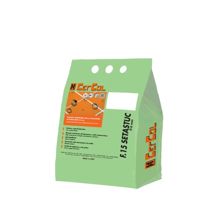 Direct Verzonden Fugante idrorepellente F.15 SETASTUC antimuffa 2 kg bianco