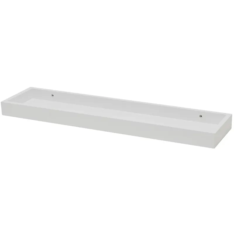 Hoge Kwaliteit Mensola in legno contenitore 40x600x150 mm bianco