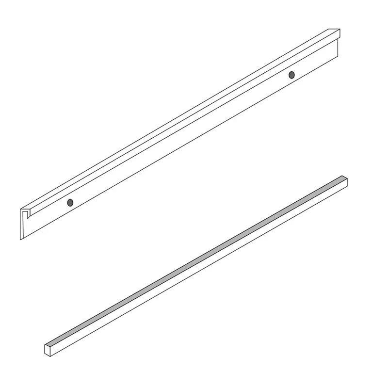 Veilige Betaling Profilo di fissaggio per paraschizzi cucina alluminio 800 mm