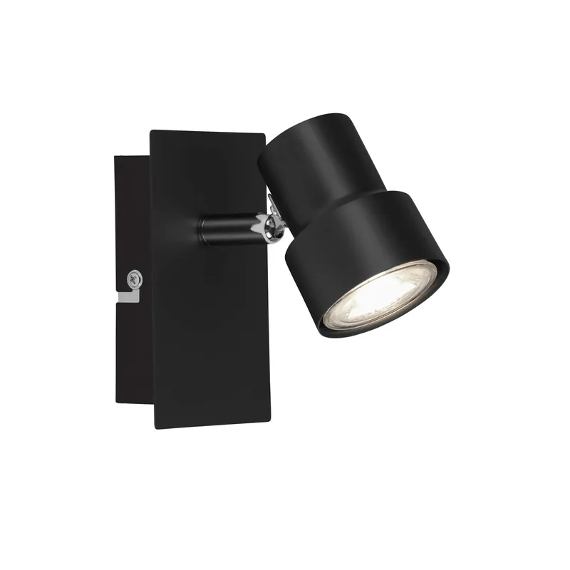 Actieprijs Applique da parete LED GU10 Rock nero 5W 460 lumen 1 spot